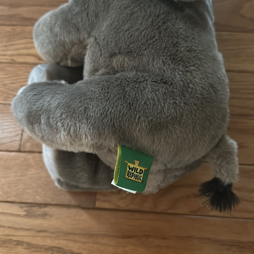 🐘 WILD REPUBLIC Gray Elephant Stuffed Animal stuffie kids toy - Picture 9 of 9